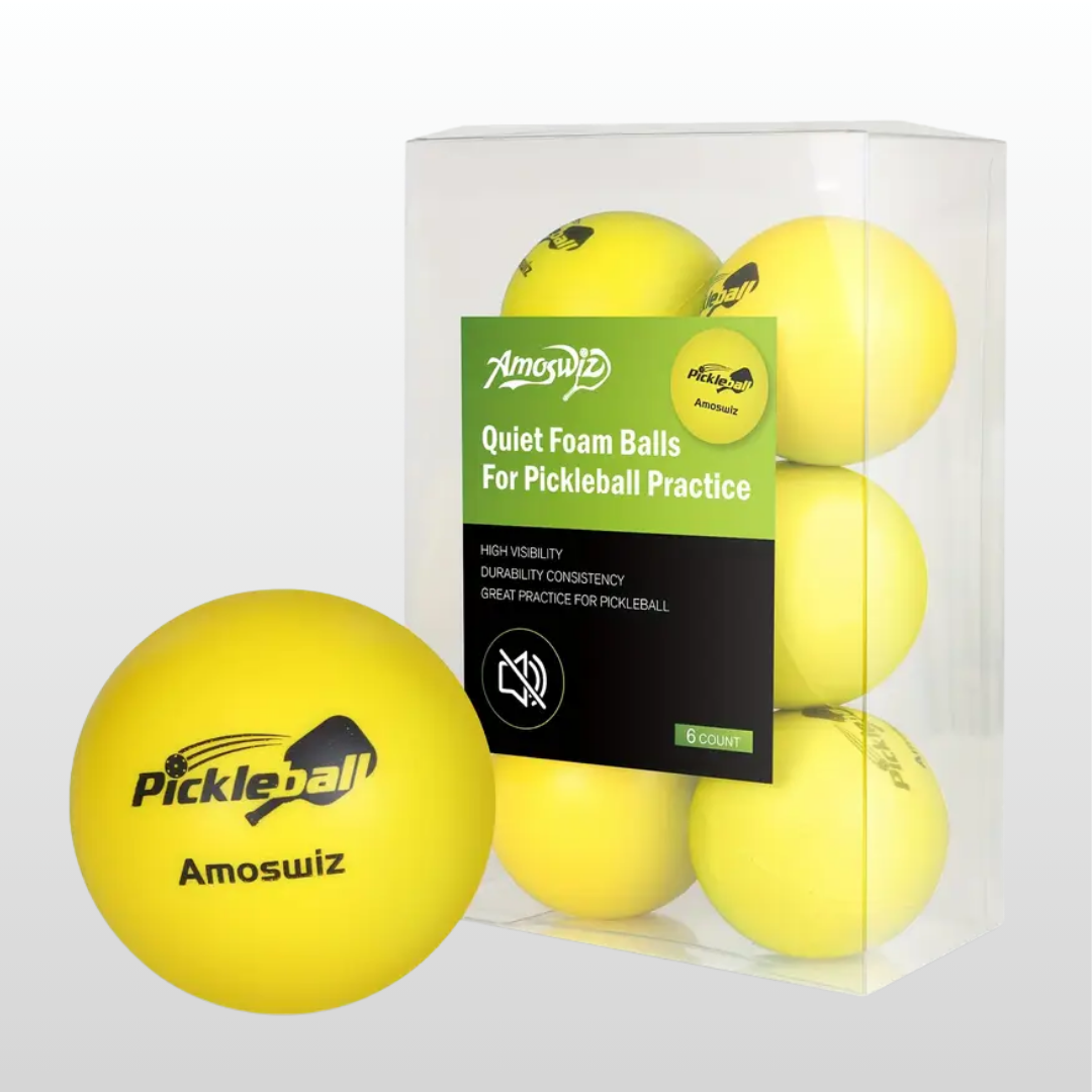 6pcs Quiet Foam Pickleballs
