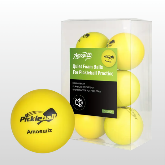 6pcs Quiet Foam Pickleballs