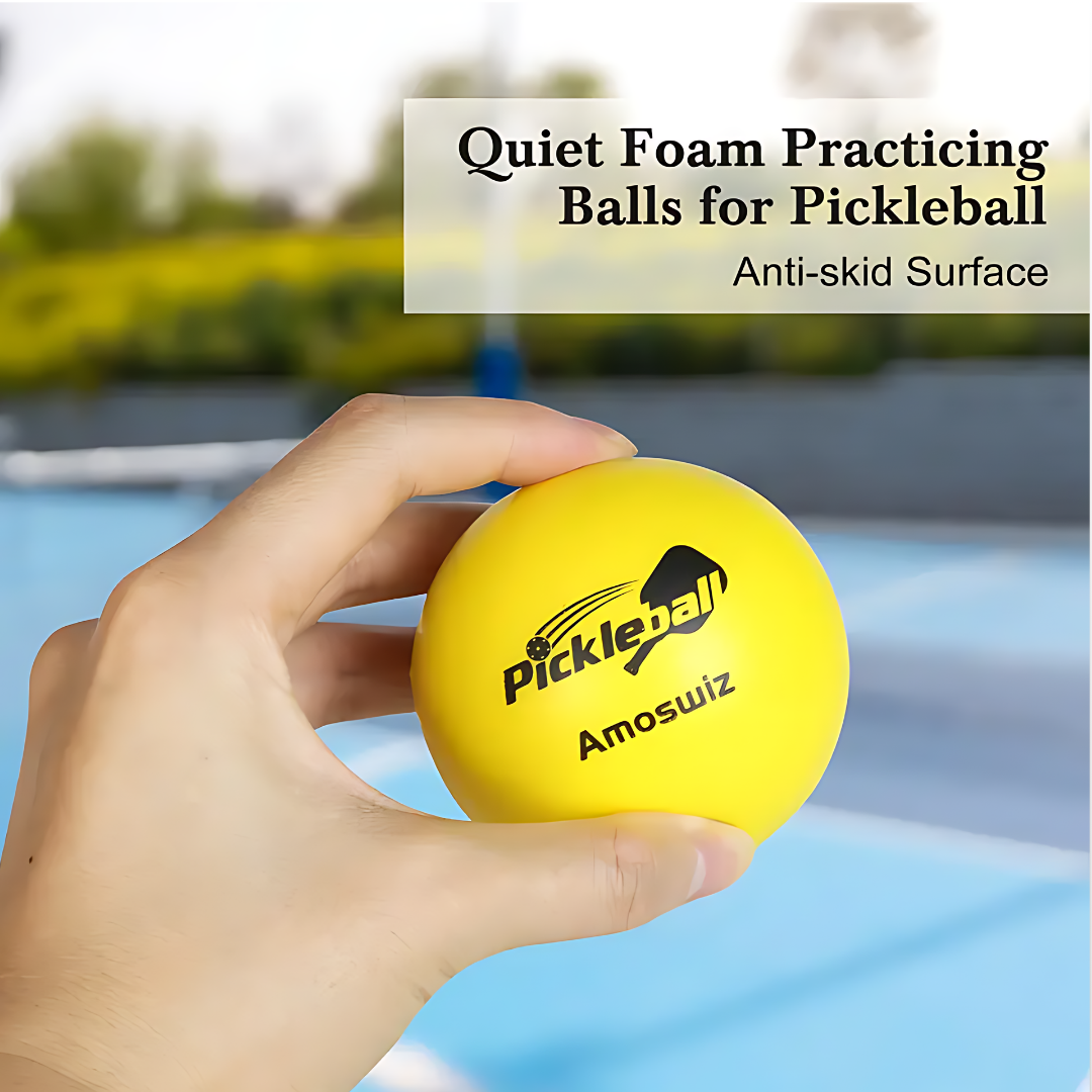 6pcs Quiet Foam Pickleballs