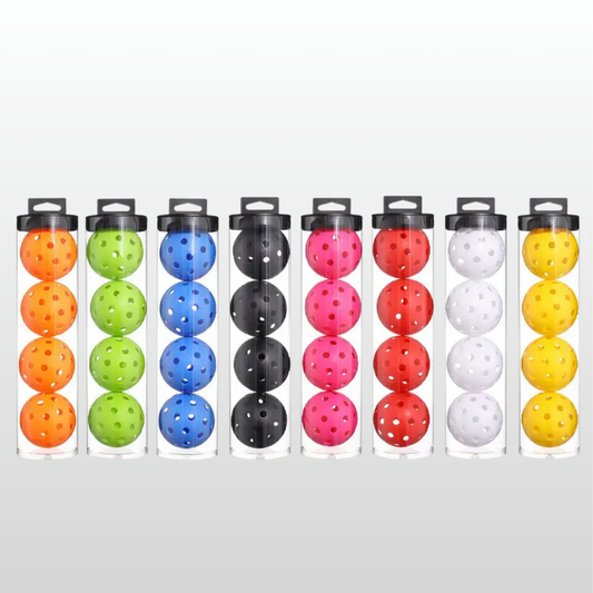 8 Pack All-Terrain Pickleballs Wind-Resistant & Durable
