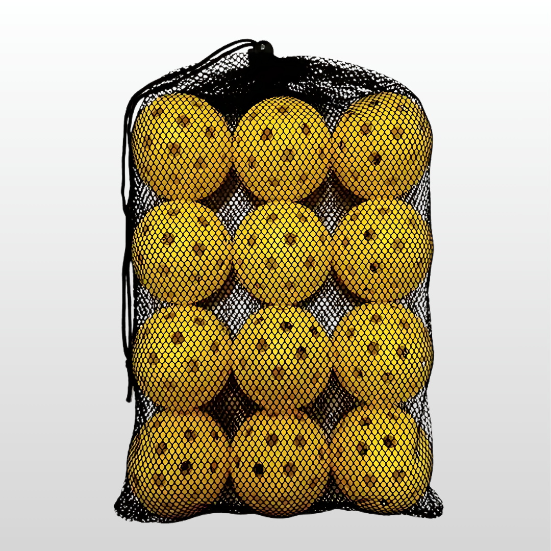 Heavy-Duty Outdoor Pickleballs - 12-Pack Pro Practice Set