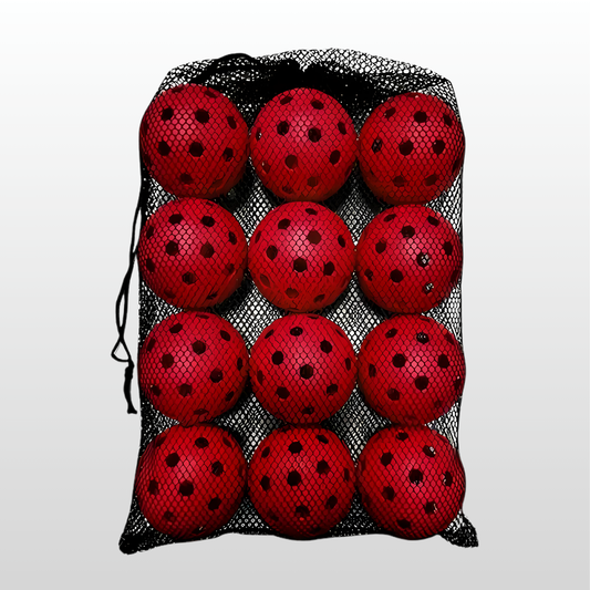 Heavy-Duty Outdoor Pickleballs - 12-Pack Pro Practice Set