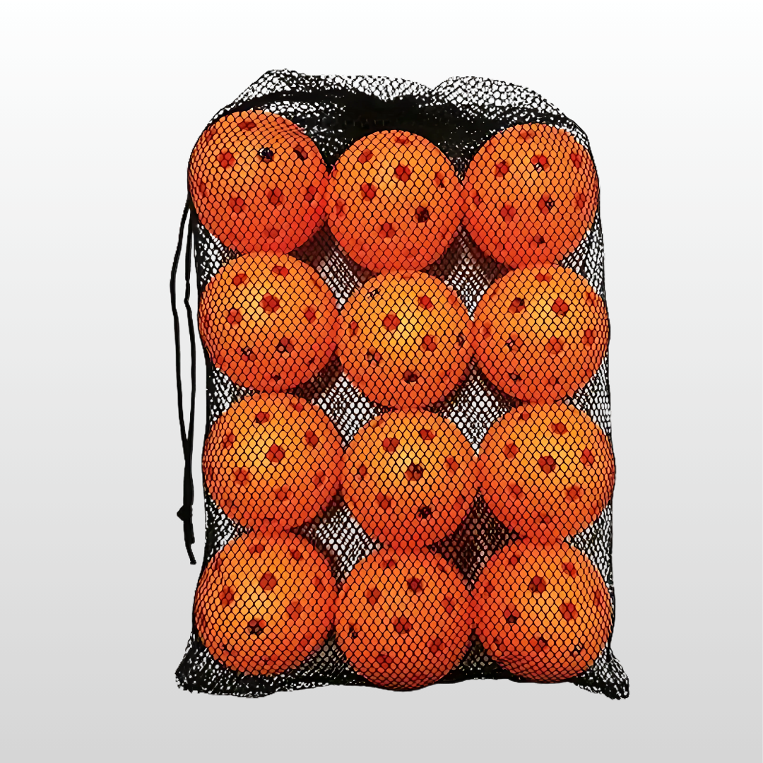 Heavy-Duty Outdoor Pickleballs - 12-Pack Pro Practice Set
