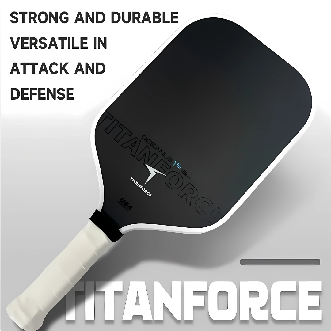 Professional-Grade T800 Carbon Fiber Paddle: 16mm Core for Elite Spin & Control