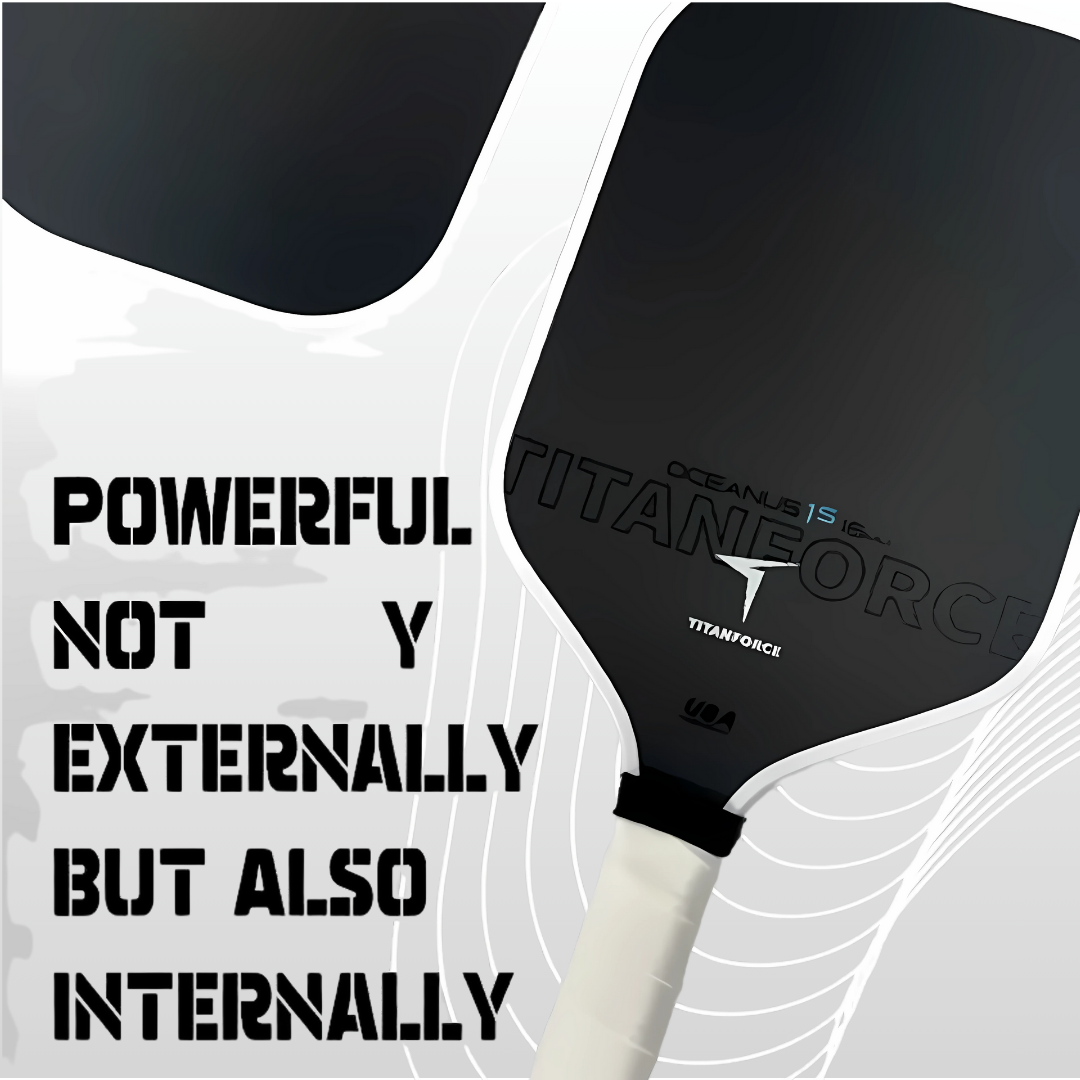 Professional-Grade T800 Carbon Fiber Paddle: 16mm Core for Elite Spin & Control