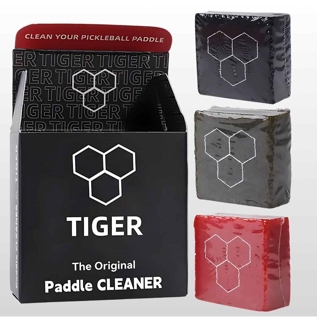 Tiger Pickleball Paddle Eraser - Hexagonal Rubber Cleaner
