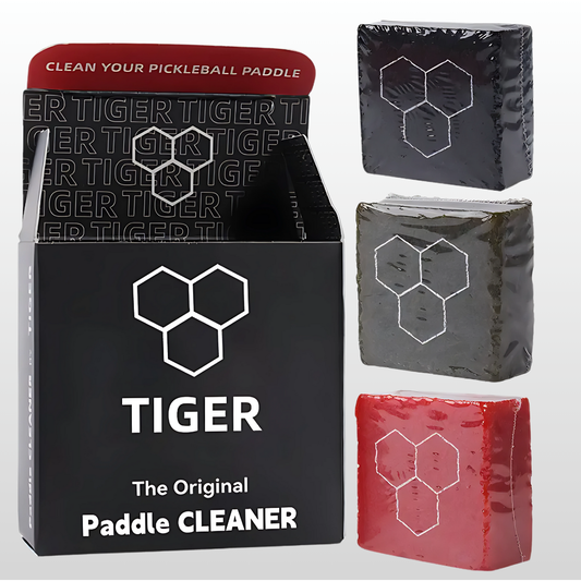 Tiger Pickleball Paddle Eraser - Hexagonal Rubber Cleaner