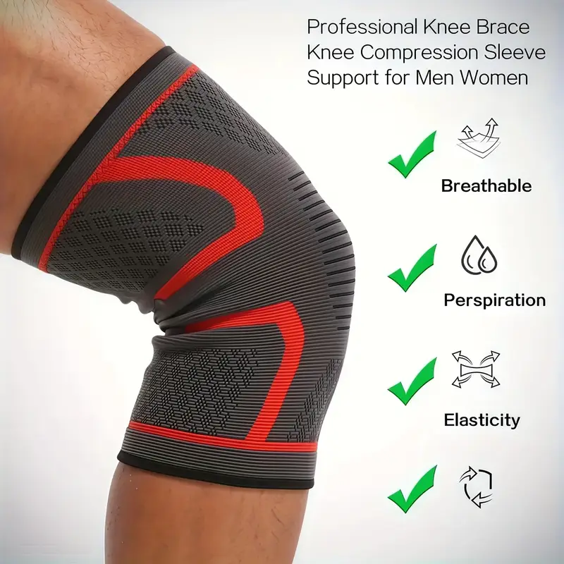 Anti-Slip Elastic Knee Brace Compression Sleeves - Sports Knee Supports for Pickleball, Australia Pickleball