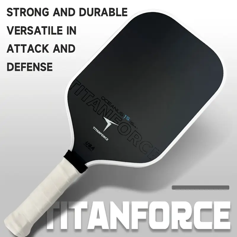 Professional-Grade T800 Carbon Fiber Paddle: 16mm Core for Elite Spin & Control