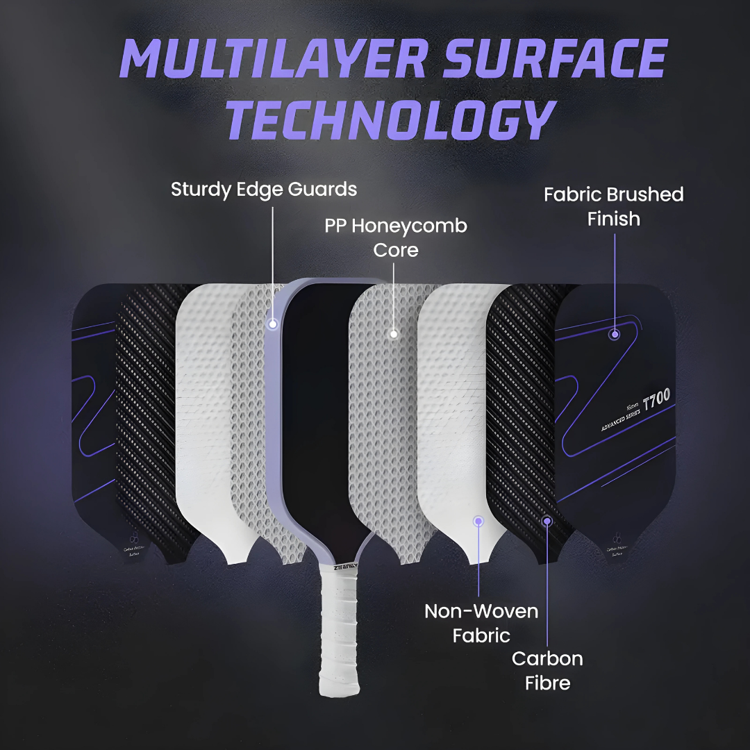 2Pack Premium T700 Carbon Fiber Pickleball Paddle - USAPA Standard