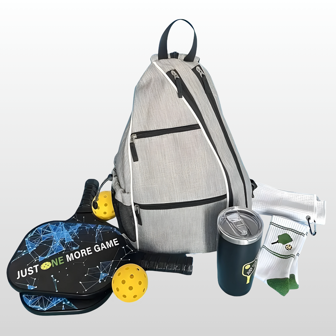 Pro Organizer Pickleball Bag – Padded Compartment, Hydration Pocket & Adjustable Strap
