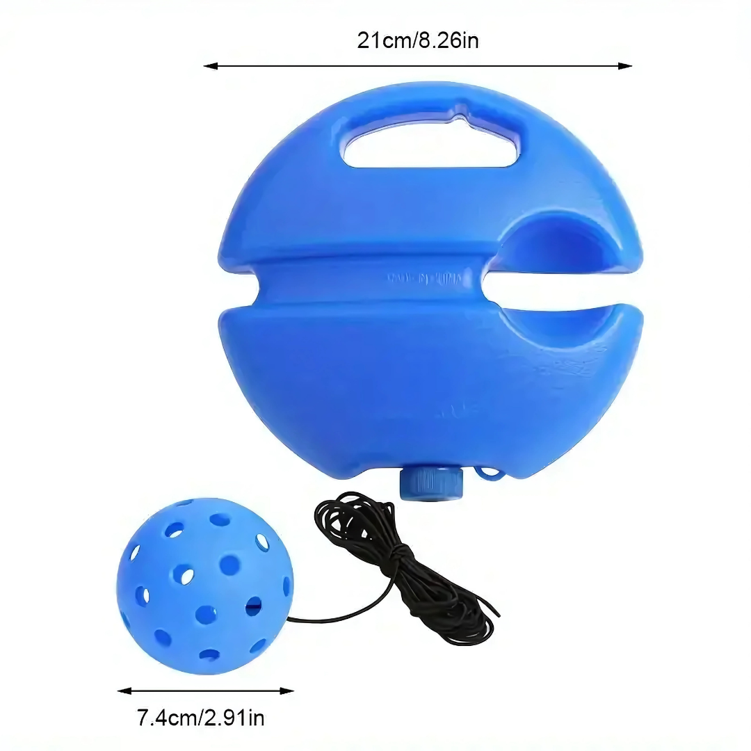 High-Elasticity ABS Pickleball Rebound Trainer - Solo Practice Ball for Indoor/Outdoor, Beginner-Friendly