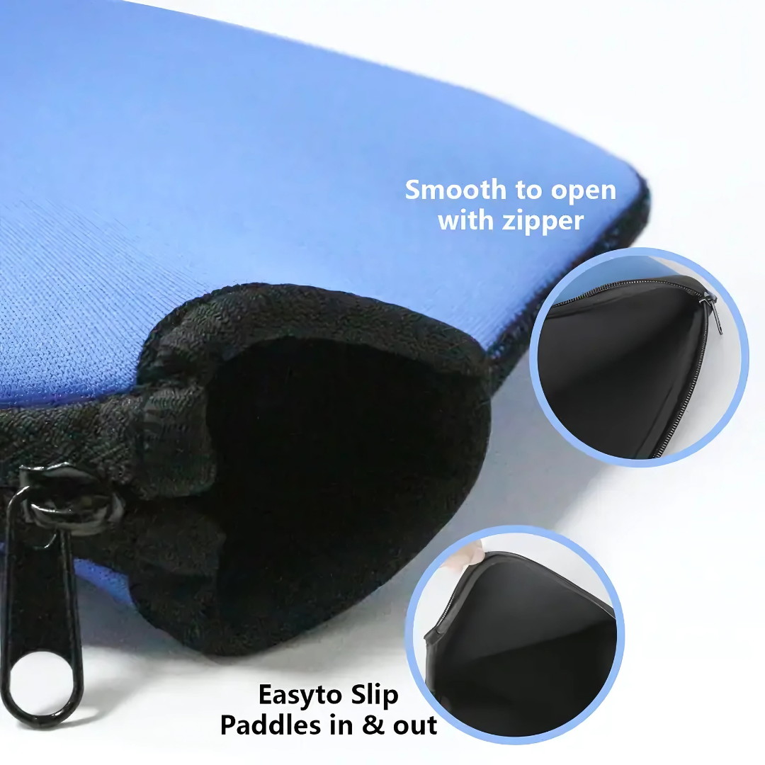 Pickleball Paddle Cover - Durable Chloroprene Rubber Protection, Zippered & Machine Washable