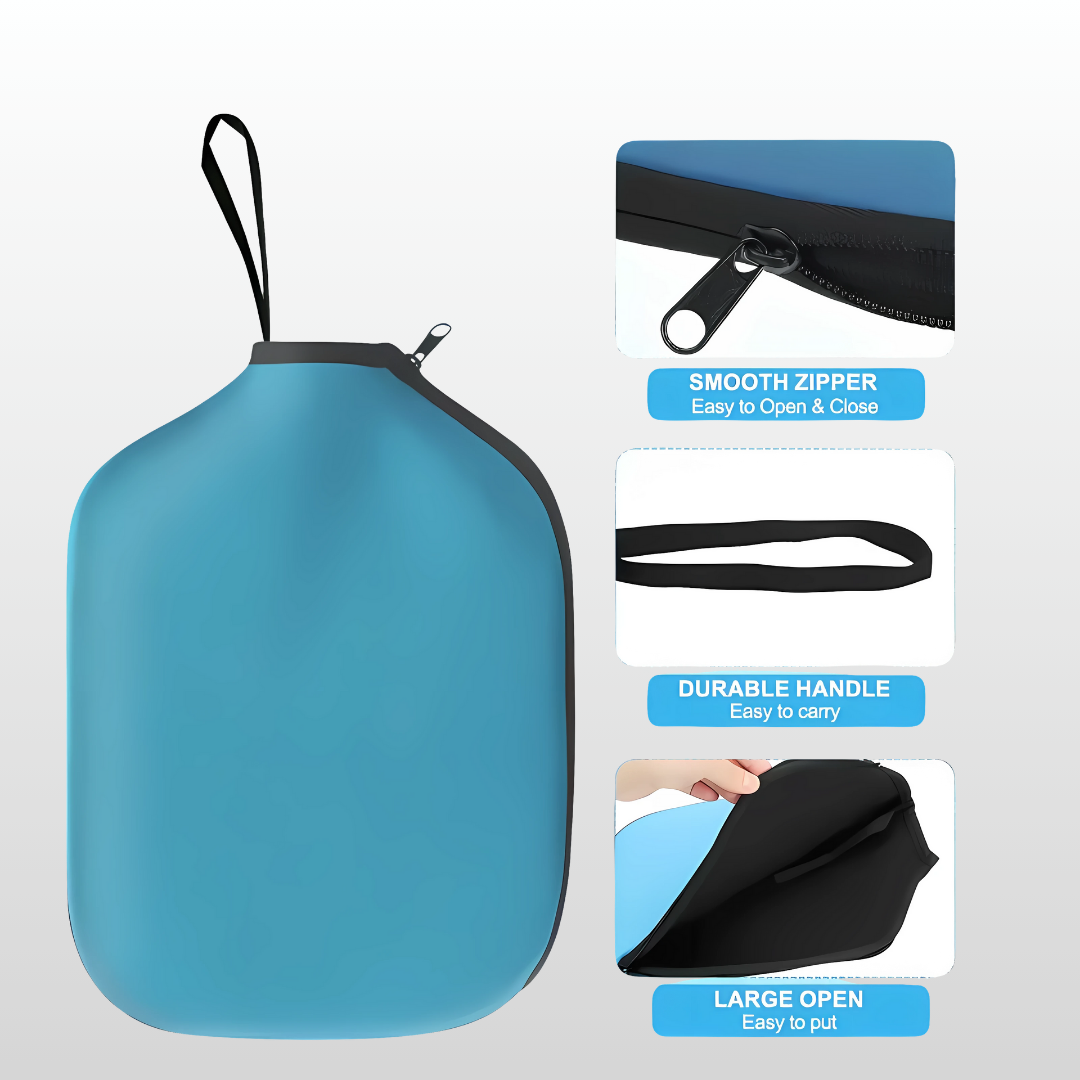 Pickleball Paddle Cover - Durable Chloroprene Rubber Protection, Zippered & Machine Washable