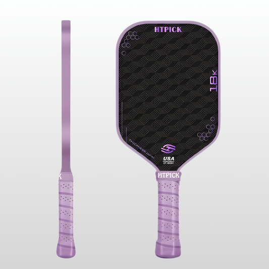 HTPICK USAPA Approved High Quality - Electric Surface Technology Cloth Pattern Enhanced Strength and Feel Pickleball Racket