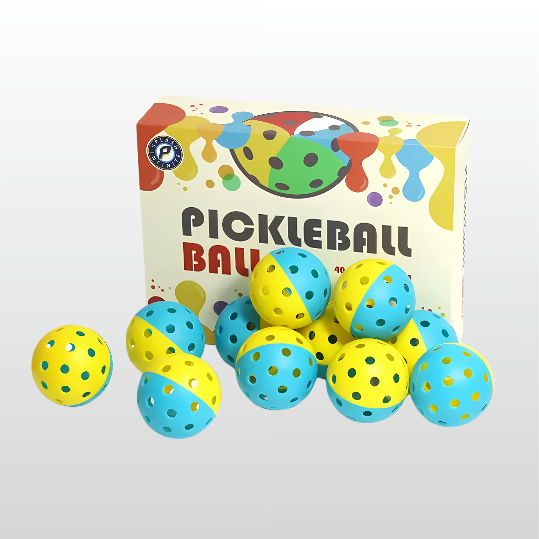 12pcs PickleBall Balls - Two Colors Combined