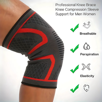 2pcs Anti-Slip Elastic Knee Brace Compression Sleeves