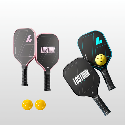 Complete Beginner Set: Lightweight Glass Fiber Paddle & 2 Balls