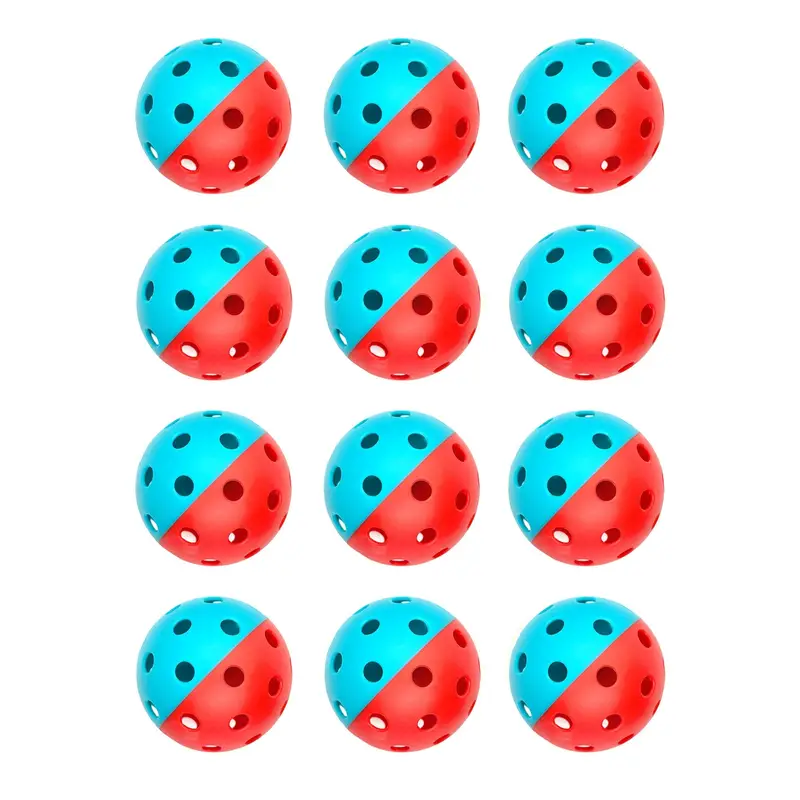 12pcs PickleBall Balls - Two Colors Combined
