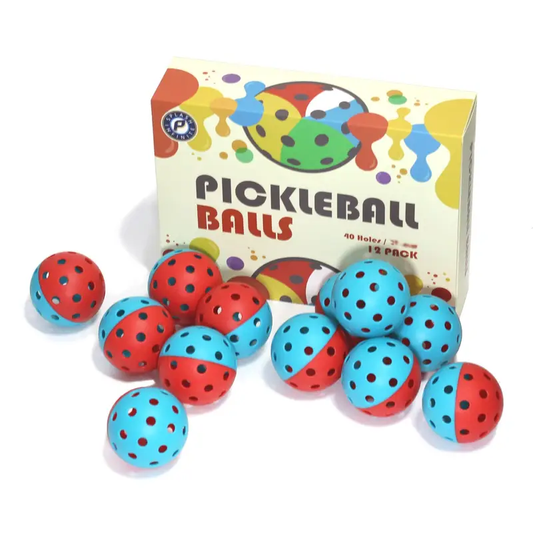 12pcs PickleBall Balls - Two Colors Combined