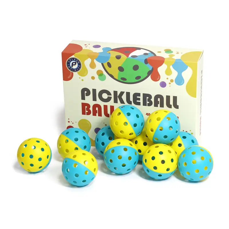 12pcs PickleBall Balls - Two Colors Combined