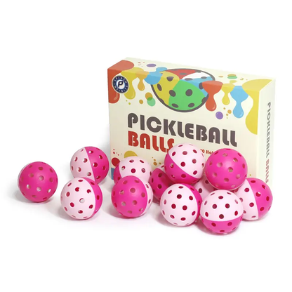 12pcs PickleBall Balls - Two Colors Combined