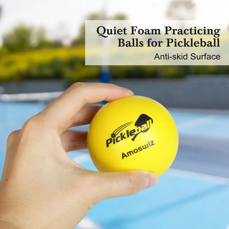 Quiet Foam Pickleballs for Indoor & Outdoor Play