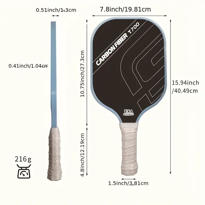 Pro T700 Paddle: Precision Spin, Core Stability & Edge Guard