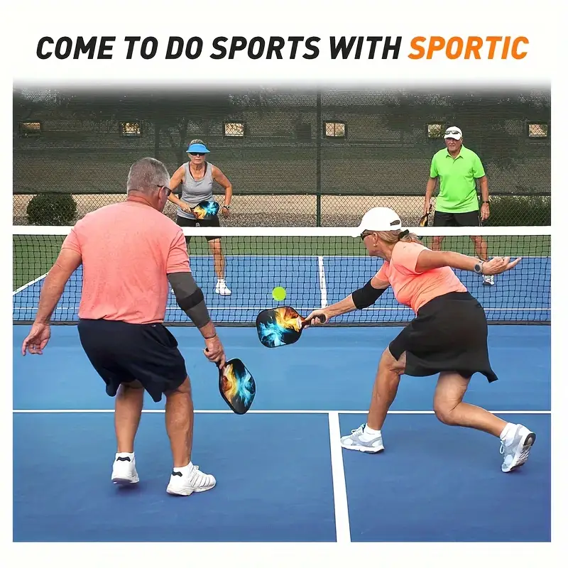 22ft Portable Pickleball Net Set with 4 Paddles, 4 Balls & Carrying Bag, Australia Pickleball