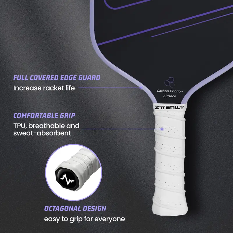 2Pack Premium T700 Carbon Fiber Pickleball Paddle - USAPA Standard