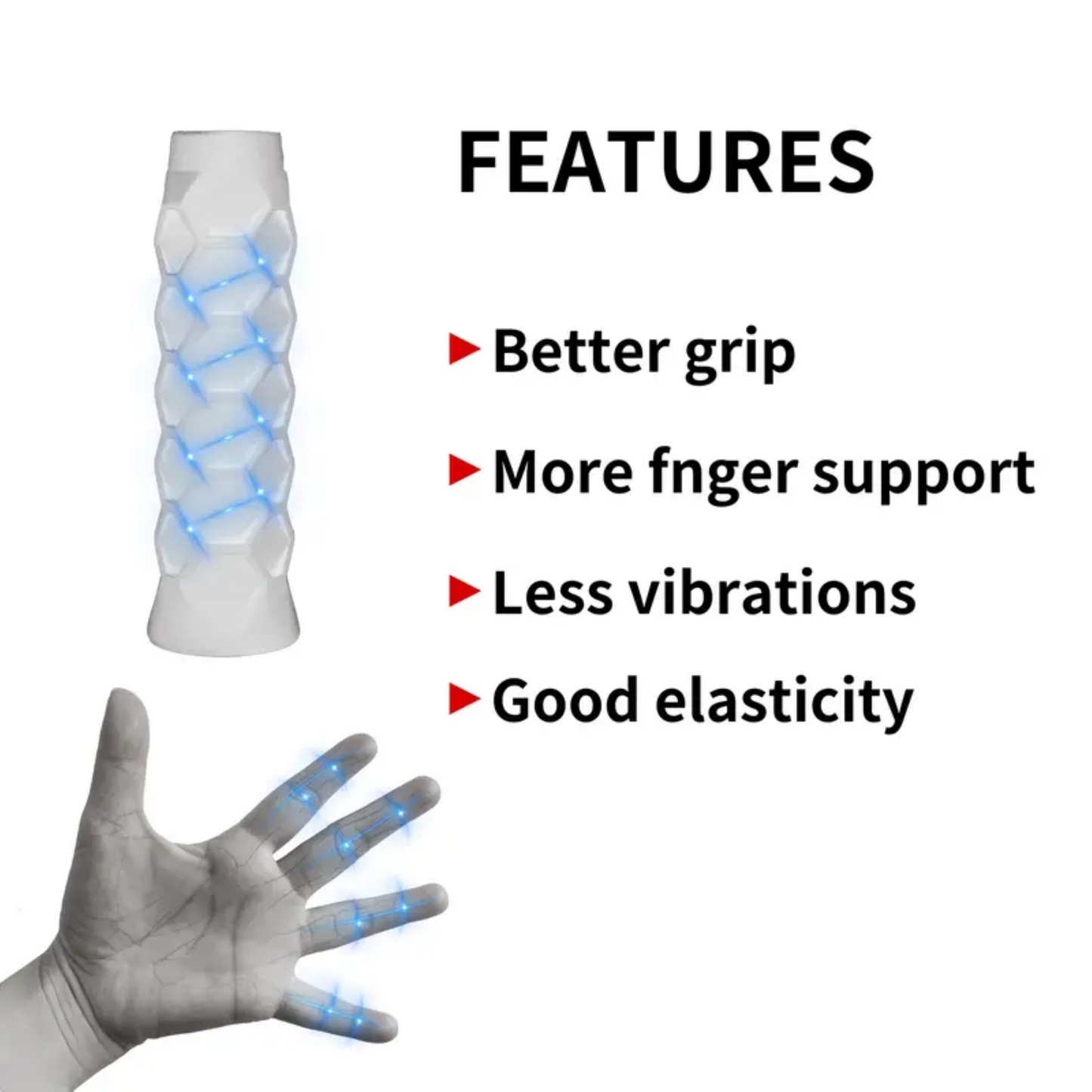 Pro Silicone Undergrip - Hex Grip, Multi-Sport Sweat Resistance