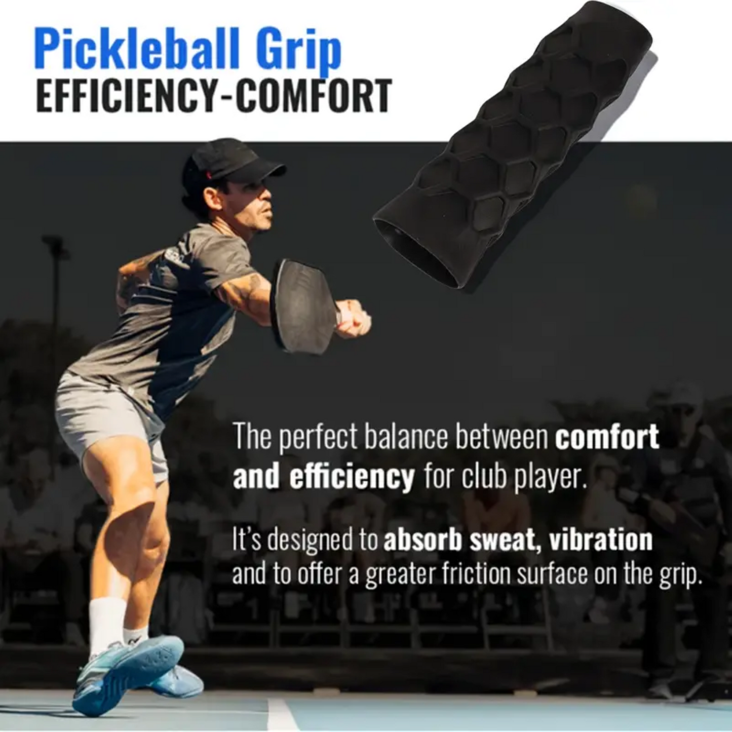 Pro Silicone Undergrip - Hex Grip, Multi-Sport Sweat Resistance