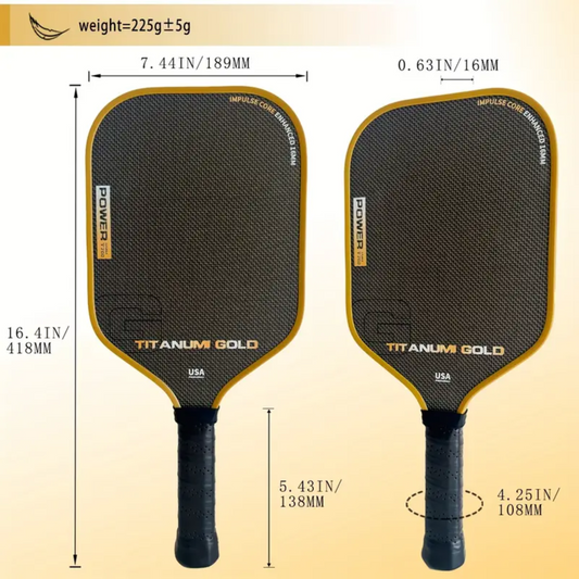 Titanium Wire Mixed T700 Carbon Fiber Professional Pickleball Paddle