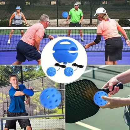 High-Elasticity ABS Pickleball Rebound Trainer - Solo Practice Ball for Indoor/Outdoor, Beginner-Friendly