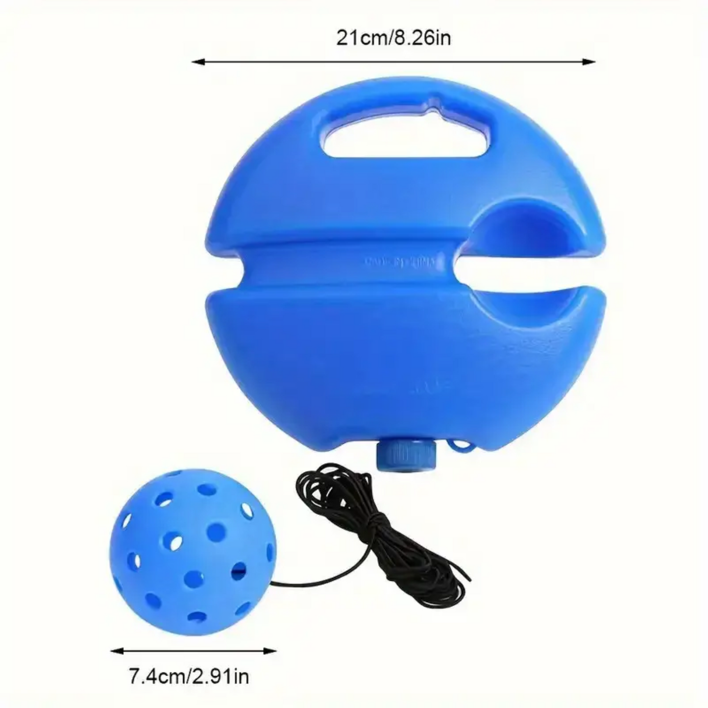 High-Elasticity ABS Pickleball Rebound Trainer - Solo Practice Ball for Indoor/Outdoor, Beginner-Friendly