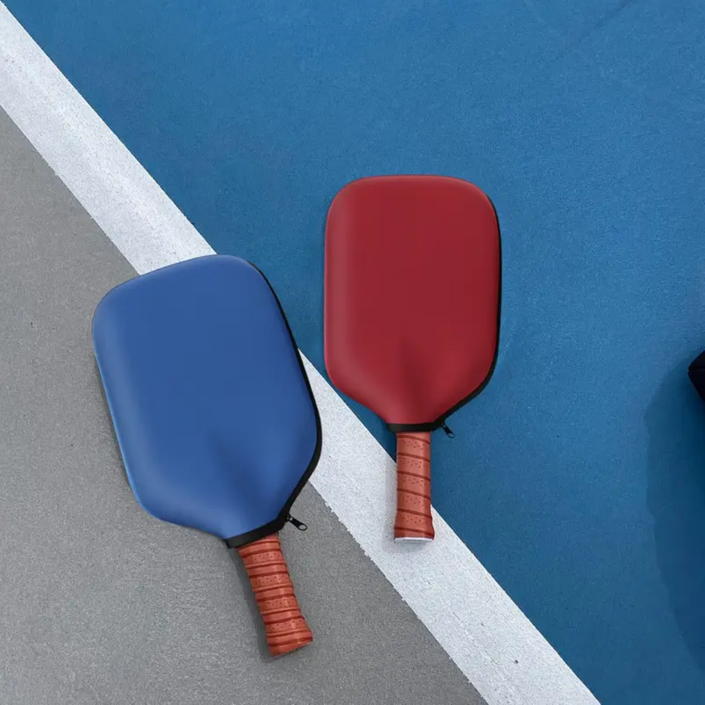 Pickleball Paddle Cover - Durable Chloroprene Rubber Protection, Zippered & Machine Washable