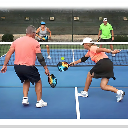 22ft Portable Pickleball Set: Net + 4 Paddles/Balls & Bag