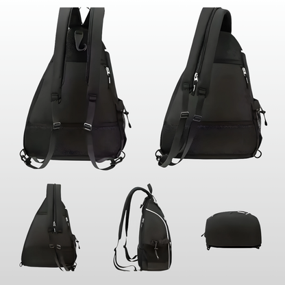 Pro Organizer Pickleball Bag – Padded Compartment, Hydration Pocket & Adjustable Strap