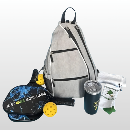 Pro Organizer Pickleball Bag – Padded Compartment, Hydration Pocket & Adjustable Strap