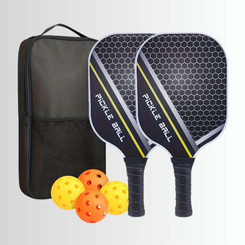 Premium Graphite Carbon Pickleball Paddle Set with Honeycomb Core
