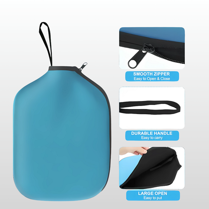 Pickleball Paddle Cover - Durable Chloroprene Rubber Protection, Zippered & Machine Washable