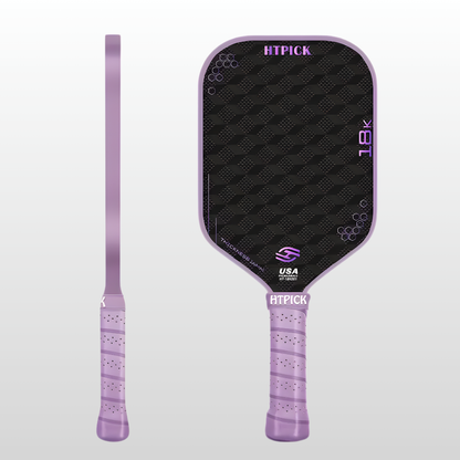HTPICK USAPA Approved High Quality - Electric Surface Technology Cloth Pattern Enhanced Strength and Feel Pickleball Racket