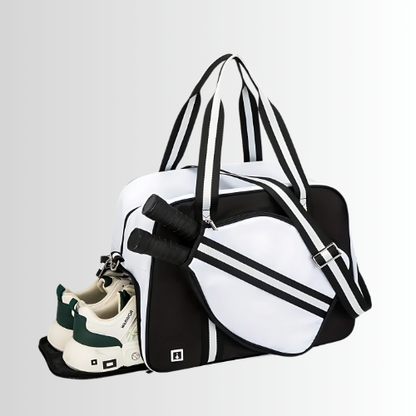 Tournament-Ready Pickleball Bag: Dual-Zone Storage & Ergonomic Shoulder Strap