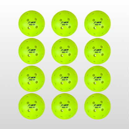 X-ACE 40 PRO Pickleballs (6/12pcs)